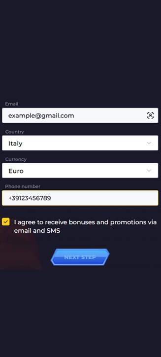 Processo di registrazione di Powbet su smartphone Processo di registrazione di Powbet su smartphone